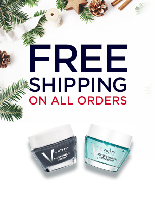 Get Free Shipping on All Vichy Orders + 2 Free Mini Masks.